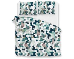 Zo Home Dekbedovertrek Microvezel Esagona - multi 200x200/220cm