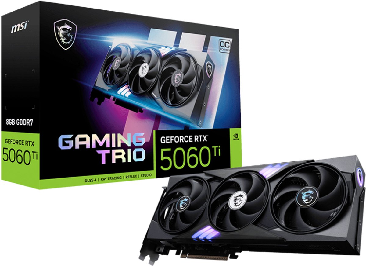 Geforce Rtx 5060 Ti 8G Gaming Trio Oc Nvidia Gddr7