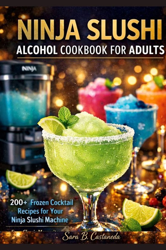 Ninja Slushi Alcohol Cookbook For Adults - cover