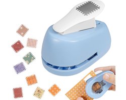 Postzegel vorm pons - DIY Knutselen - Rechthoekige perforator met reliëfrand - Stempelvormige snijder - Craft Punches - Papierpons - Kaartenmaken - Papiersnijders - Voor handwerkprojecten, enveloppen, etiketten