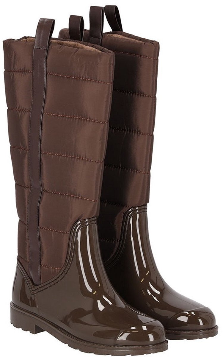 gevoerde Fashion dames regenlaars van XQ 41 Bruin