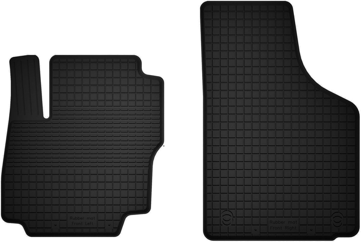 Wielganizator BasicProtect Serie - Rubber Auto Vloermatten - Honda Jazz V Hybrid - Antislip - Weerbestendig