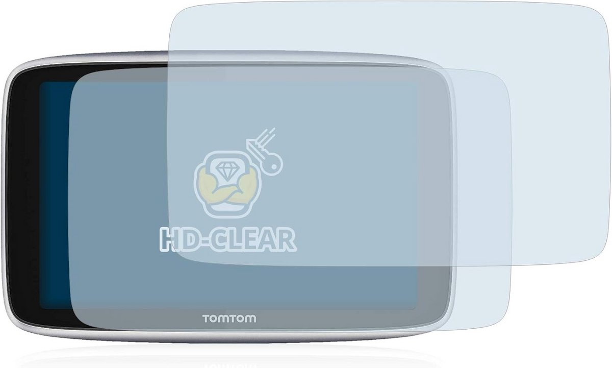 2x Transparante Screenprotector voor TomTom GO Premium X/Premium 6 inch - Krasbestendig en HD Helder – foto 3