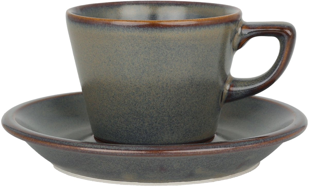 Bonna Gloire - Koffie kopjes & schotel - 180 cc - Porselein - set van 6