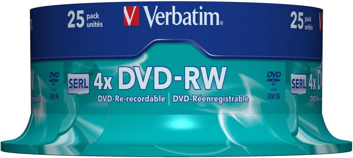 DVD-R Spindel met 25 Blanco Dvd's voor Back-up en Archivering