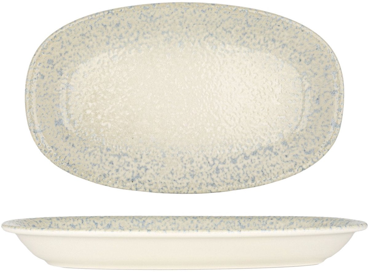 By Bone Serveerschaal - Natura Ocean - Porselein - 29x17.5 cm - set van 2