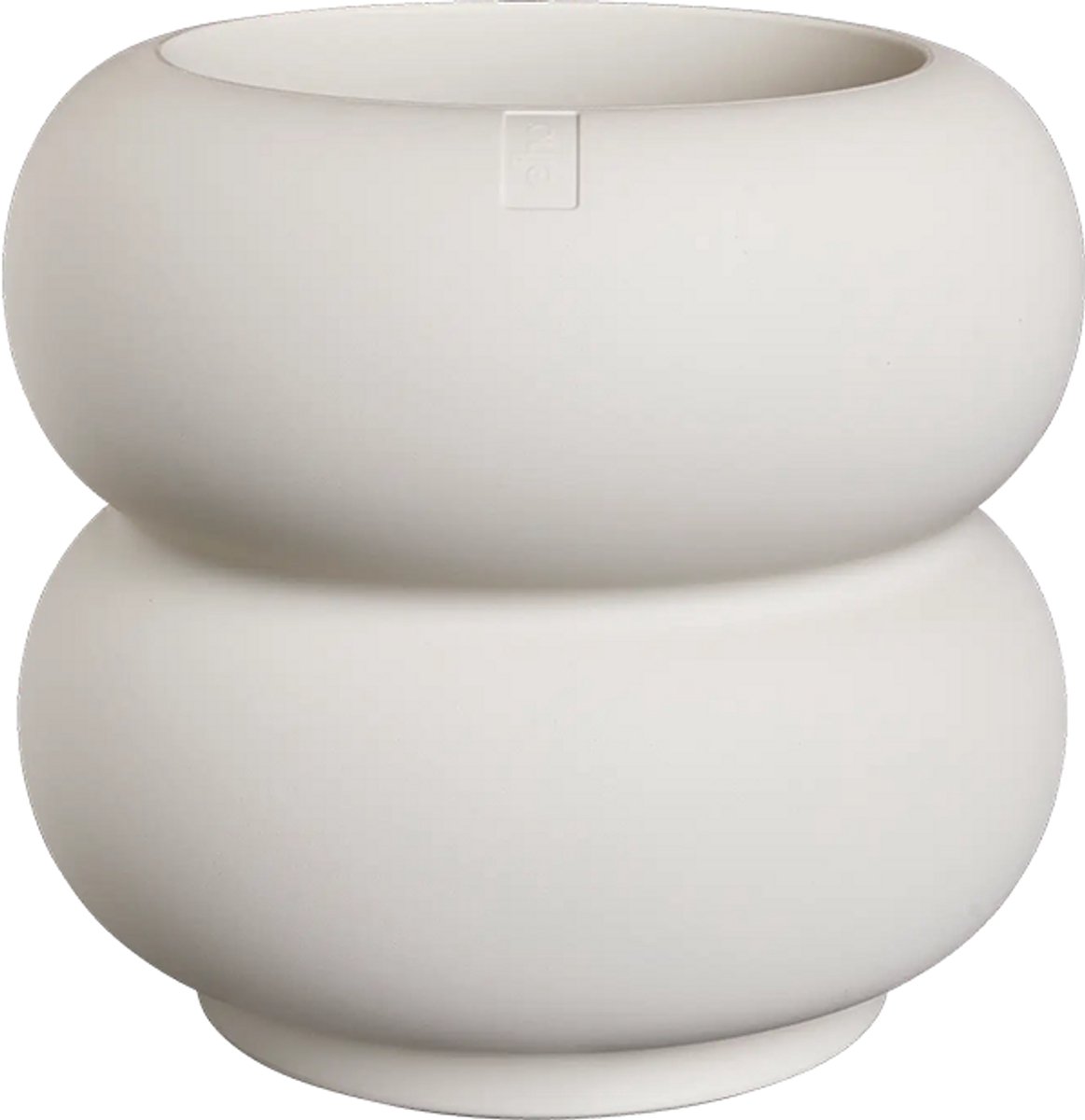 Elho Amber Roll Low 60 - Grand pot de fleurs intérieur et extérieur