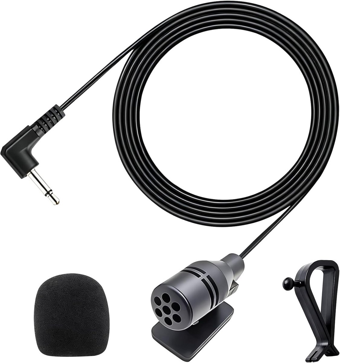 Draagbare Externe Auto Microfoon met 3,5 mm Jack voor Stemopname en Audio