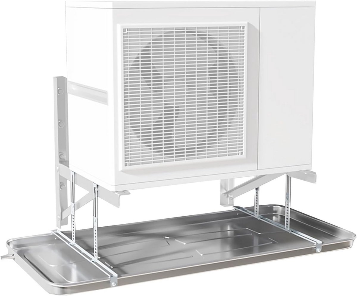 Lekbak RVS Condenswater Opvangbak voor Airco en Warmtepomp met Afvoerset
