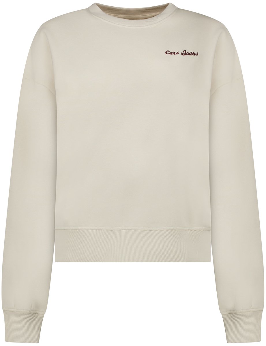 Cars Jeans Trui Madison Sw 69697 Off White 20 Dames Maat - S