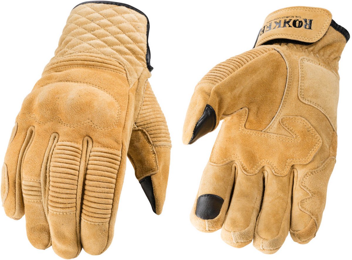 ROKKER Tucson Rough Zandkleurige Handschoenen - Handschoen