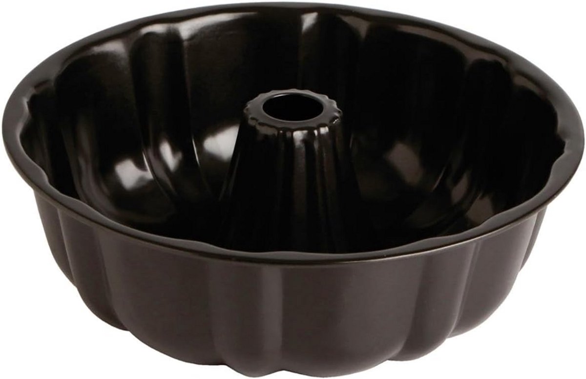Metalen Savarin Vorm (26x8 cm) - Bakvorm voor Cake en Taart - Sweet Grey