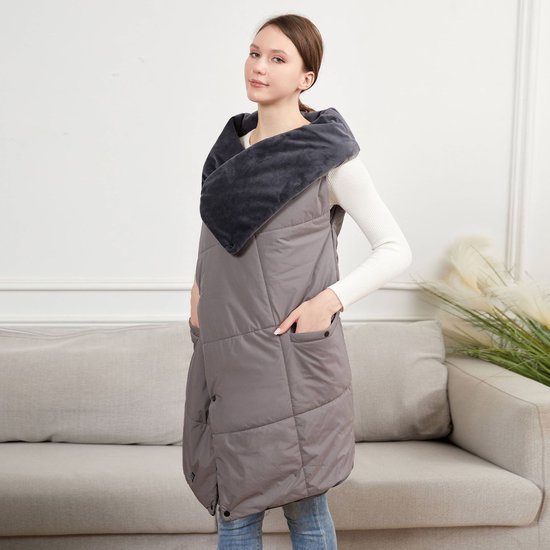 Draadloze Draagbare Verwarmde Deken met - Draadloze - €46,69