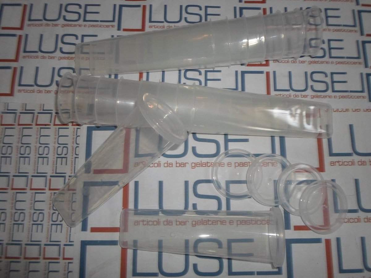 100 Stuks IJslolly Vormpjes Klassiek Model 150 ml Kunststof Transparant