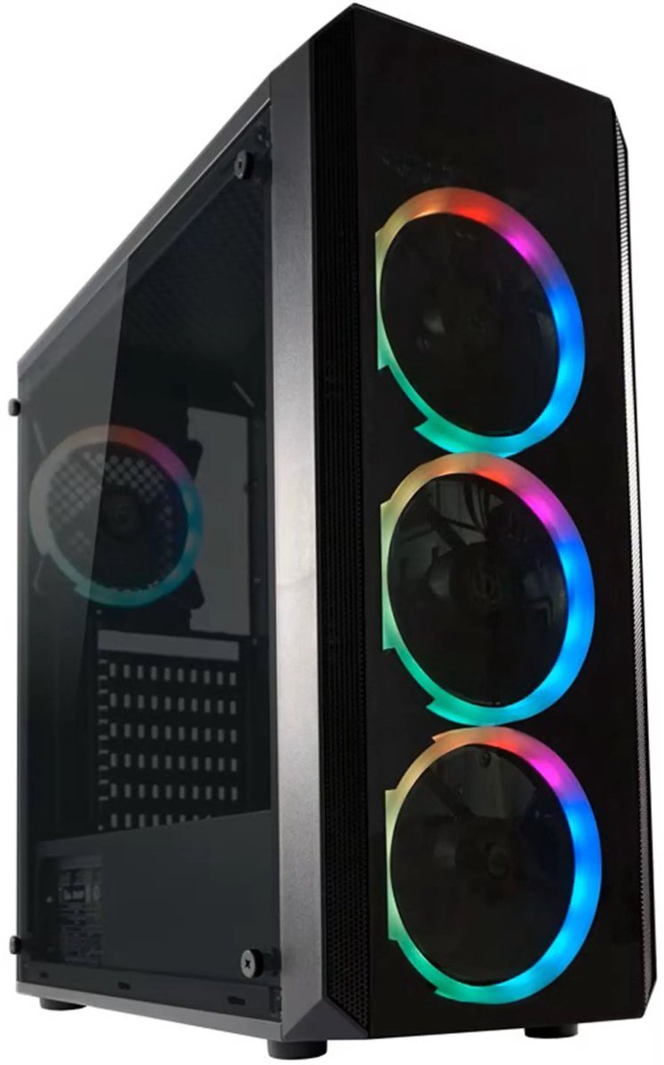 peta GamePC- AMD Ryzen 5 4500 - 16GB - 1.0TB SSD - Nvidia GeForce RTX5050 8GB - WiFi - Windows 11 Pro - Quad Lux