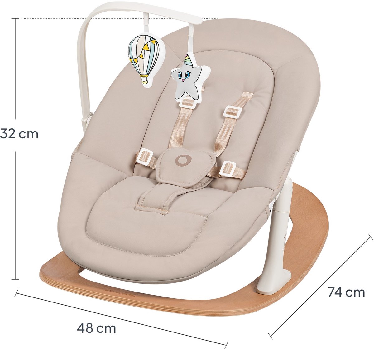 Lionelo Celia Rocker - Wipstoel Baby thumbnail 5
