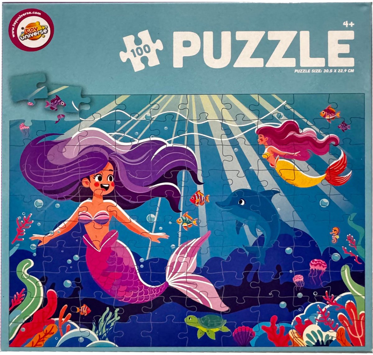 Zeemeermin Diepzee 100-stuks puzzel