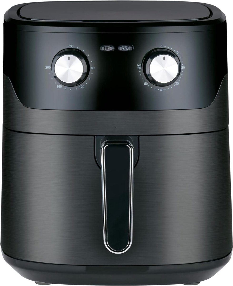 MIRA® Airfryer xl - Airfryer xxl - Heteluchtfriteuse - Zwart- 38cm x 29cm x 33cm