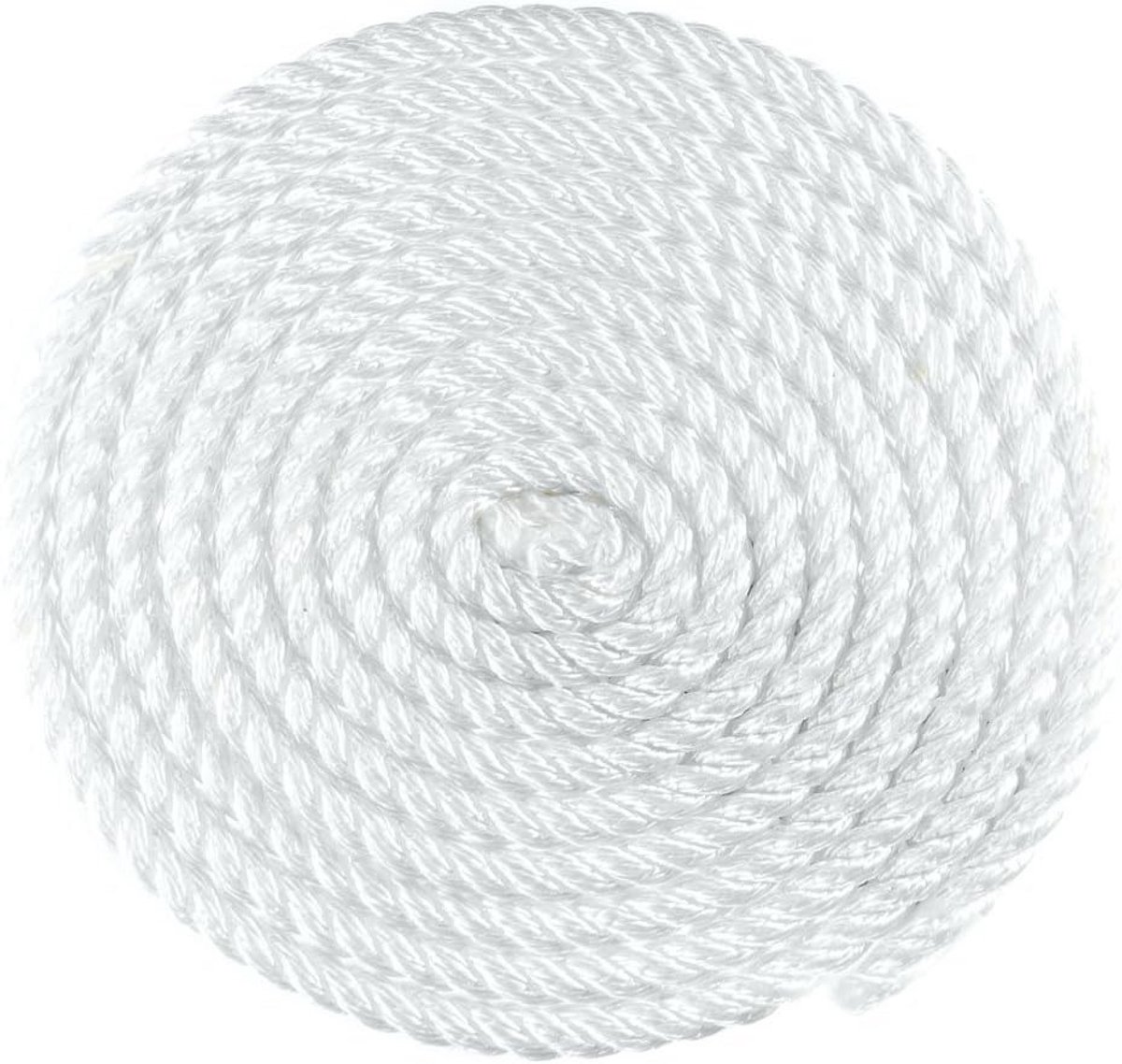Sterk Gedraaid Nylon Touw Wit - Multifunctioneel Utilitiesnoer voor Buiten en Klussen