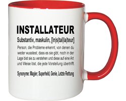Grappige Koffiemok met Tekst voor Installateurs - Uniek Cadeau