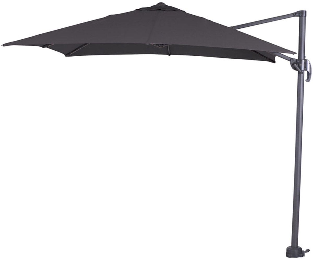 Garden Impressions Hawaii zweefparasol S 250x250 - donker grijs - zwart – foto 5