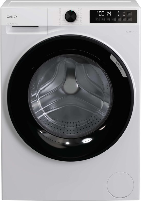 Candy ProWash GD 412BL10-S - Wasmachine - 12 kg - A-40% - Extra Stil (72dB) - Soft Drum - 16 programma's - Getest om 20 jaar mee te gaan - 10 jaar garantie op onderdelen