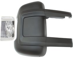M MODECAR - Buitenspiegel Behuizing - Rechts - Lang Arm - Witte Richtingaanwijzer - Fiat Ducato 2006+