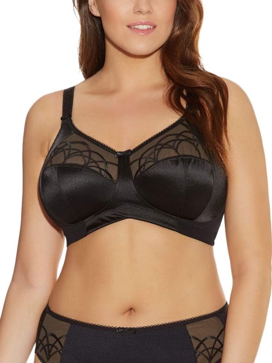 Zachte BH met Zijsteun en Elegante Borduurdetails