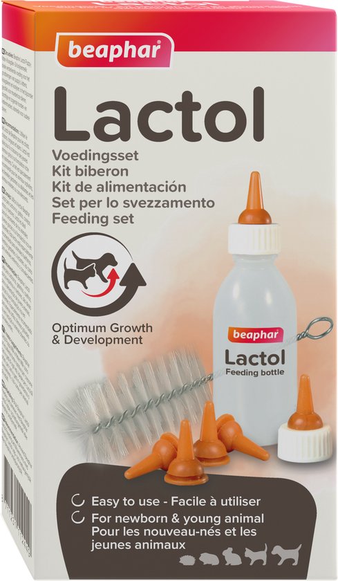 Zoogflessen 60 ml set voor Kittens en Puppies - Flesvoeding dieren Zoogflessen 60 ml set voor Kittens en Puppies - Flesvoeding dieren