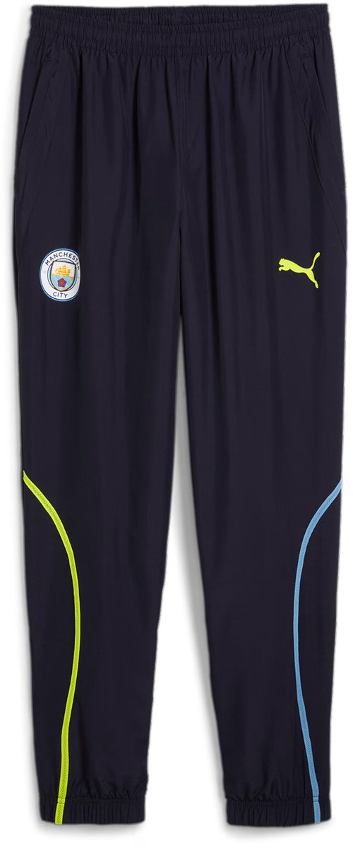 Puma Sportbroek MCFC PreMatch Woven Pant 777581 Marineblauw
