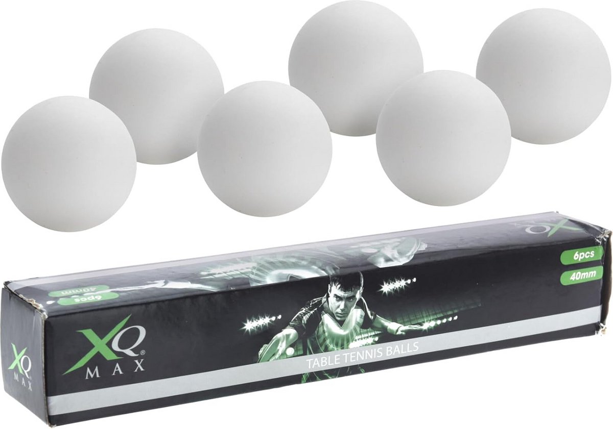 Tafeltennisballen Wit 6 Stuks 40mm