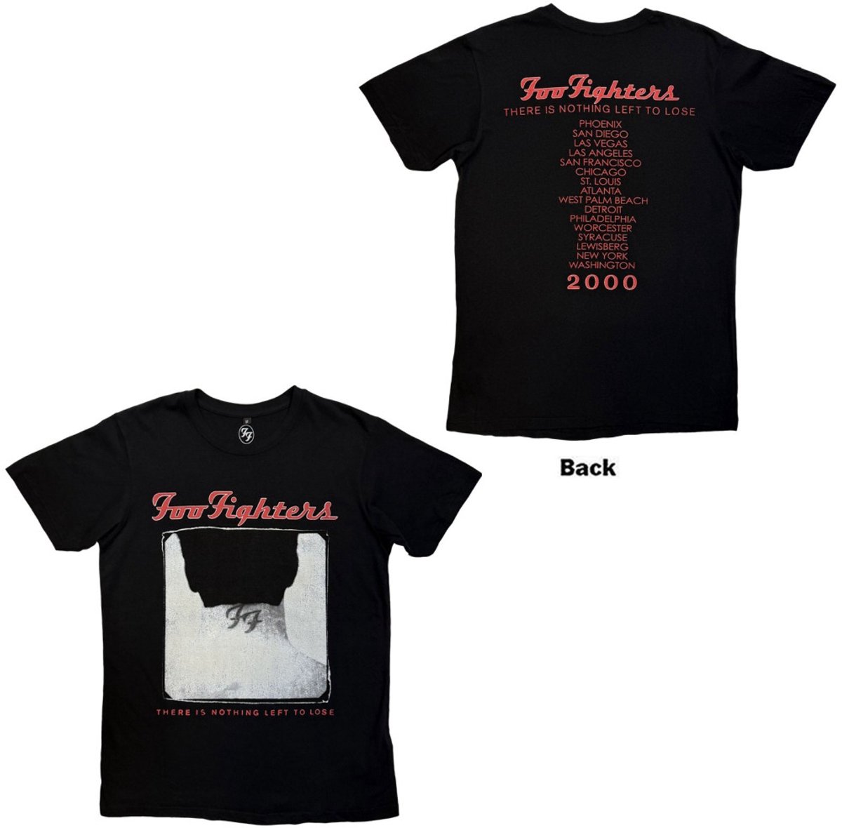 Foo Fighters - Nothing Left To Lose Tour Heren Tshirt - M - Zwart
