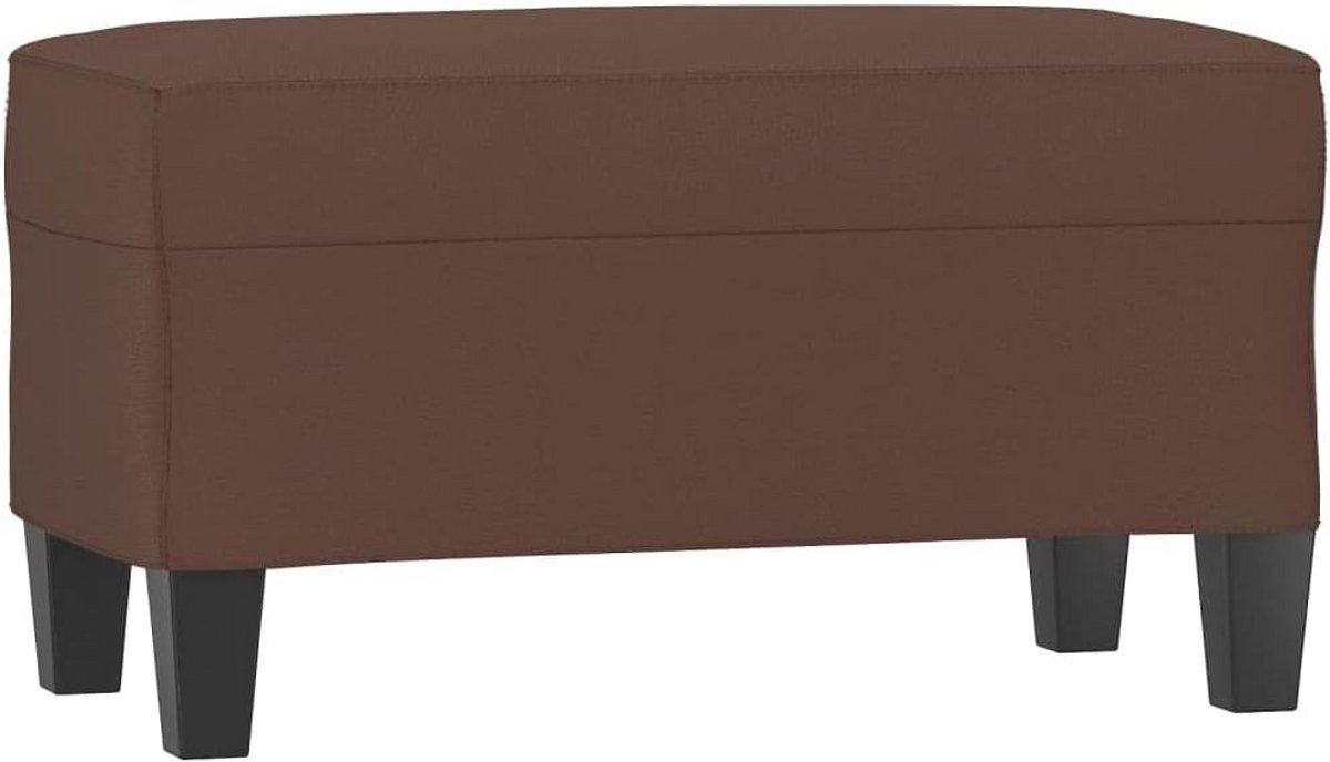 Bankje met Kunstleren Zitting 70x35x41 cm voor Slaapkamer, Hal of Woonkamer