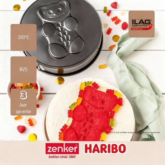 Moule à charnière 26 cm Zenker Haribo