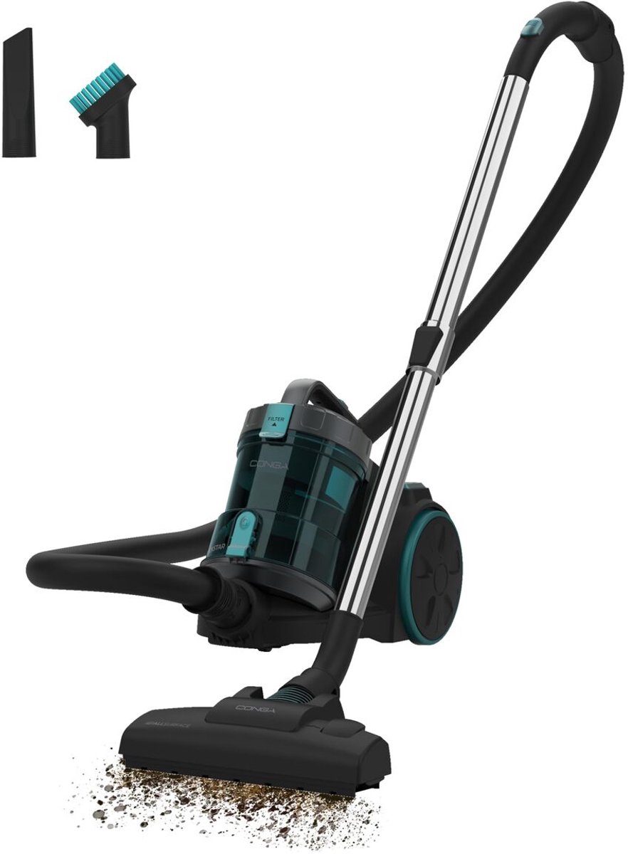 Stofzuiger Cecotec Rockstar Cyclonic XL 890 W Zwart