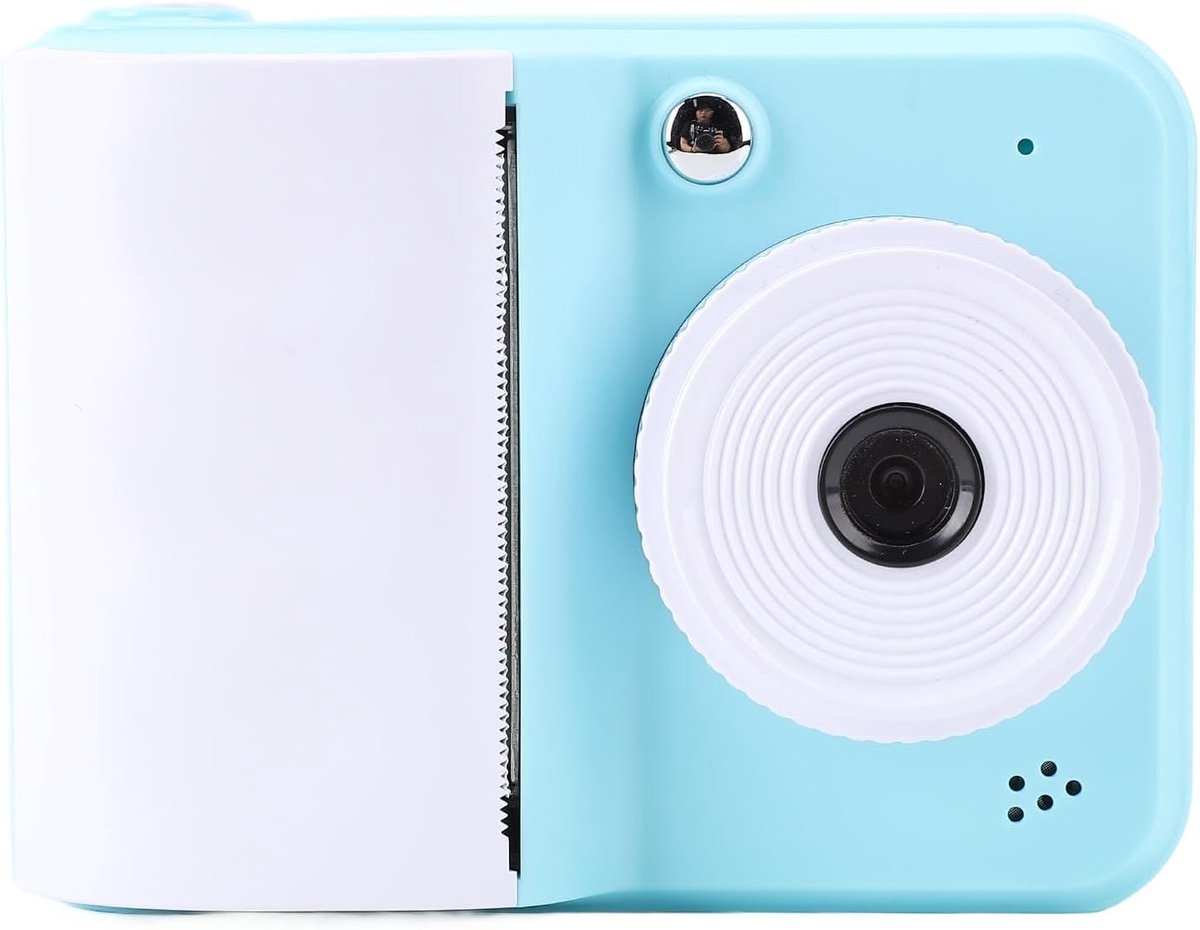 Kinderen Camera - Direct Print Camera - Direct Foto's Printen - 48MP HD Video - 2.4 Inch Scherm - Blauw