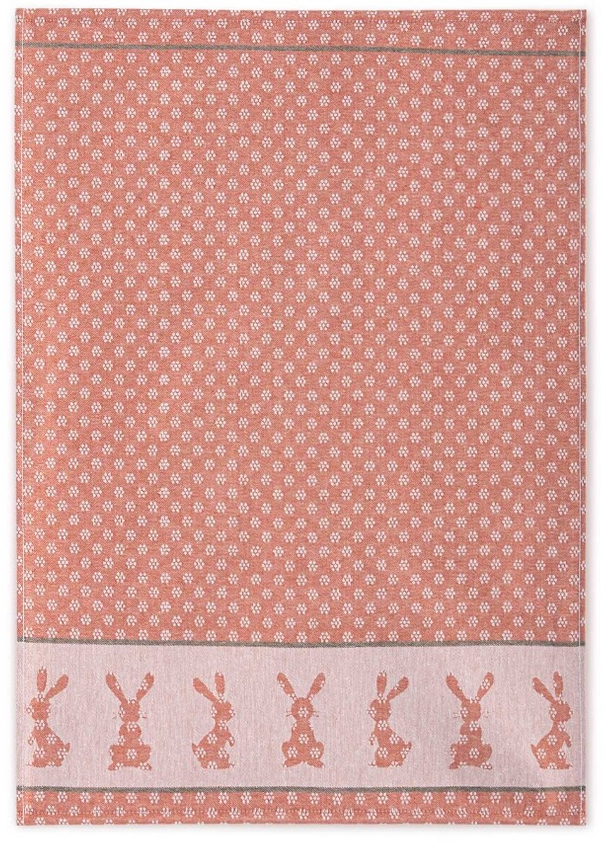 Zwoltex - Keuken Handdoek - 50x70 cm - 100% Katoen - Rood - OEKO-TEX® Gecertificeerd