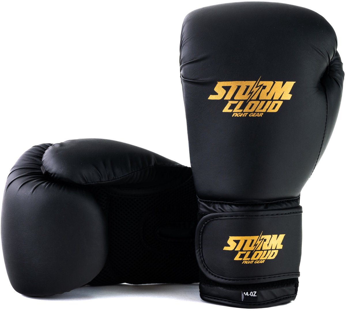 StormCloud Rookie - Rękawice Bokserskie - Czarne/Złote - 16oz
