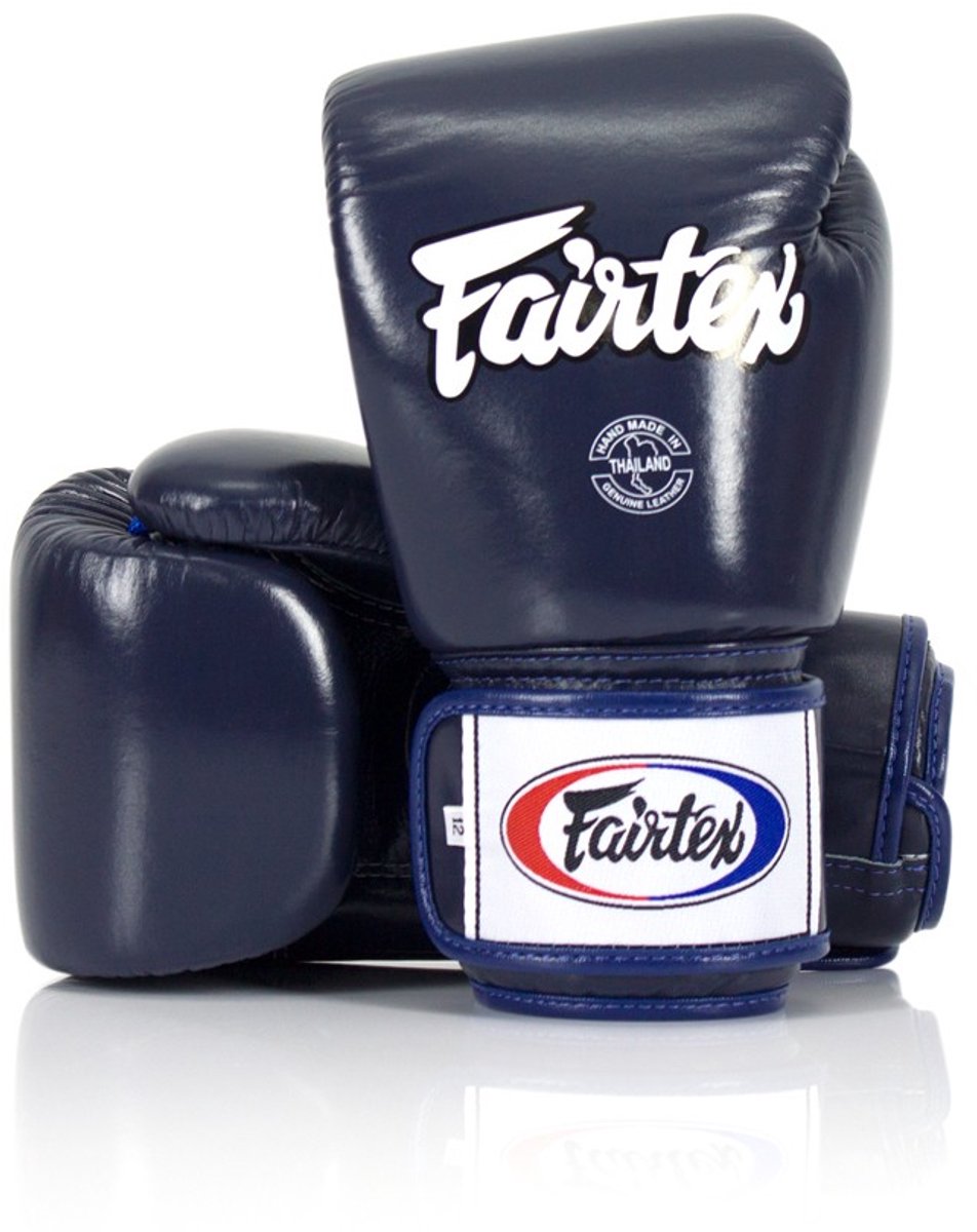 Fairtex BGV1 Serie - Bokshandschoenen - Natuurlijke Lederen - Ergonomisch - Drie Lagen Vulling