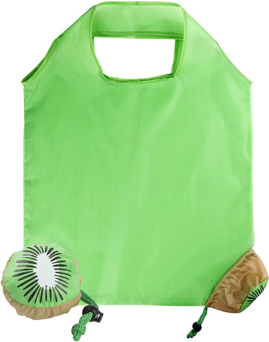 Boodschappentas - Draagtas - Boodschappen Doen - Opvouwbaar Ontwerp - 21cm - Groen