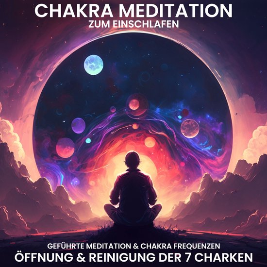 Chakra Meditation zum Einschlafen: Öffnung & Reinigung der  ... - cover