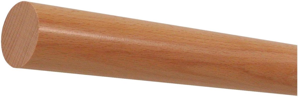 Houten Trap Leuning - Ronde Stang - Trap Veiligheid - Gemaakt in Duitsland - 60 cm Lengte - Gelakt Beuken