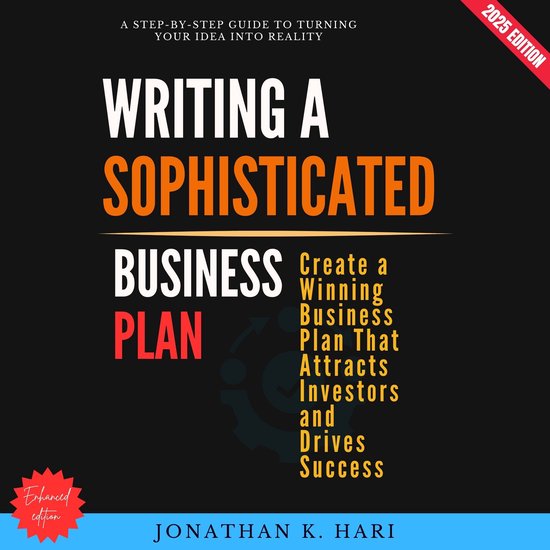 Writing a Sophisticated Business Plan: - cover