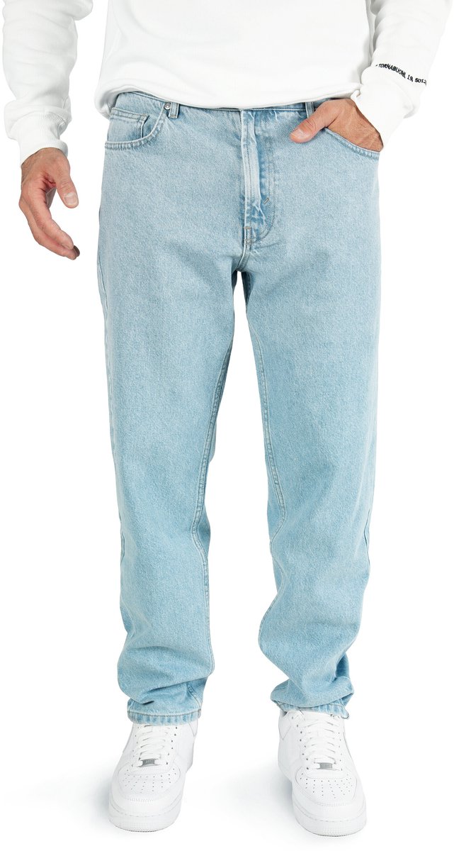 WOTEGA Heren Jeans Thor – Loose Fit – Denim – Lichtblauw – 5-pocket