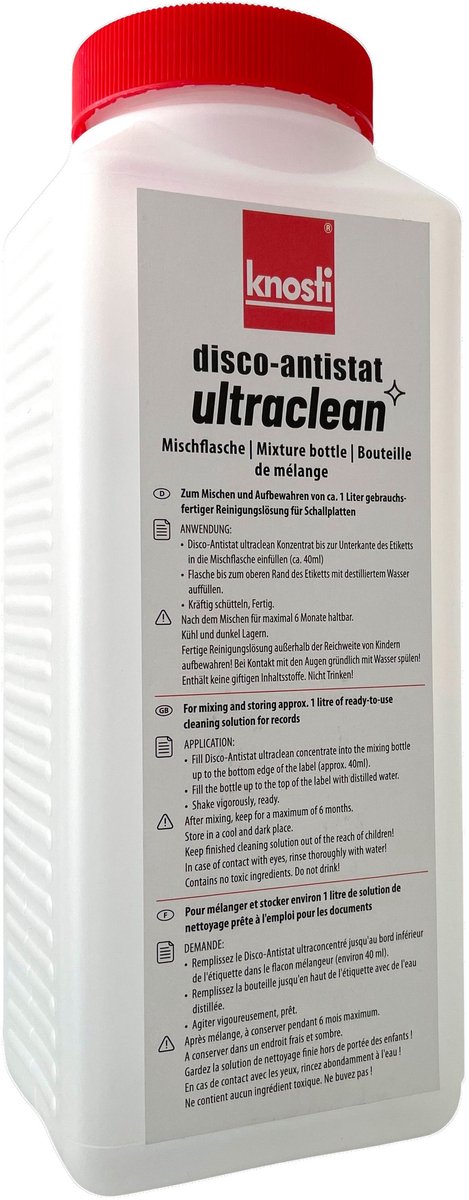Knosti Mischflasche für Disco-Antistat - Platenspeler accesssoire
