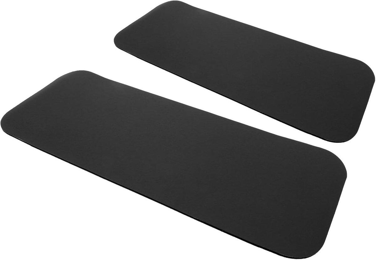 Fitness Matten - Vloerbeschermers Trainingsmat - Apparatuur Beschermen - Geluidsdempend Antislip - 70x28x0.6cm - Zwart