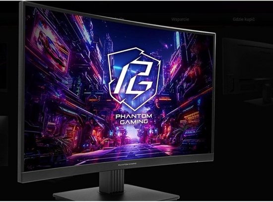 Gaming Monitor - QHD Curved Scherm - Intens Gamingsessies - 180Hz Hoge Verversing - 27 Inch - Mat Zwart van Merkloos — afbeelding 5