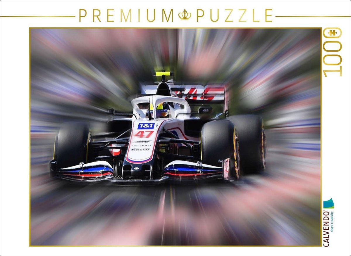 Fotopuzzel 1000 stukjes - Racepuzzel Formule 1 - Ontspanning thuis - Professionele foto's - 64x48 cm - Meerkleurig