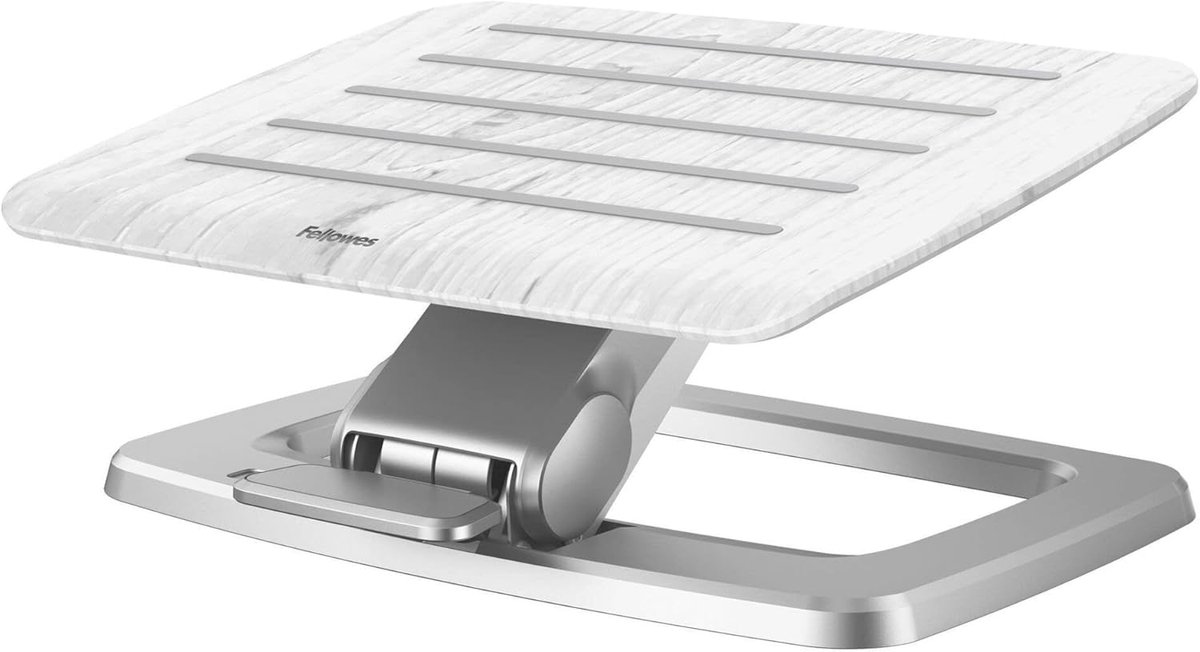 Voetensteun - Ergonomische Steun - Comfortabel Zitten - Verstelbare Hoogte - Wit