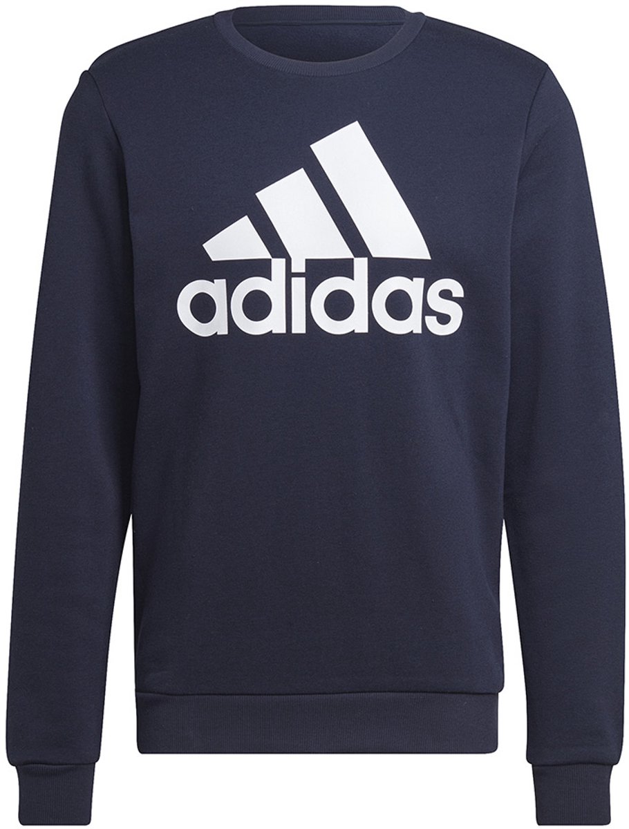 adidas Sweater Heren Essentials Big Logo grafitowa Blauw